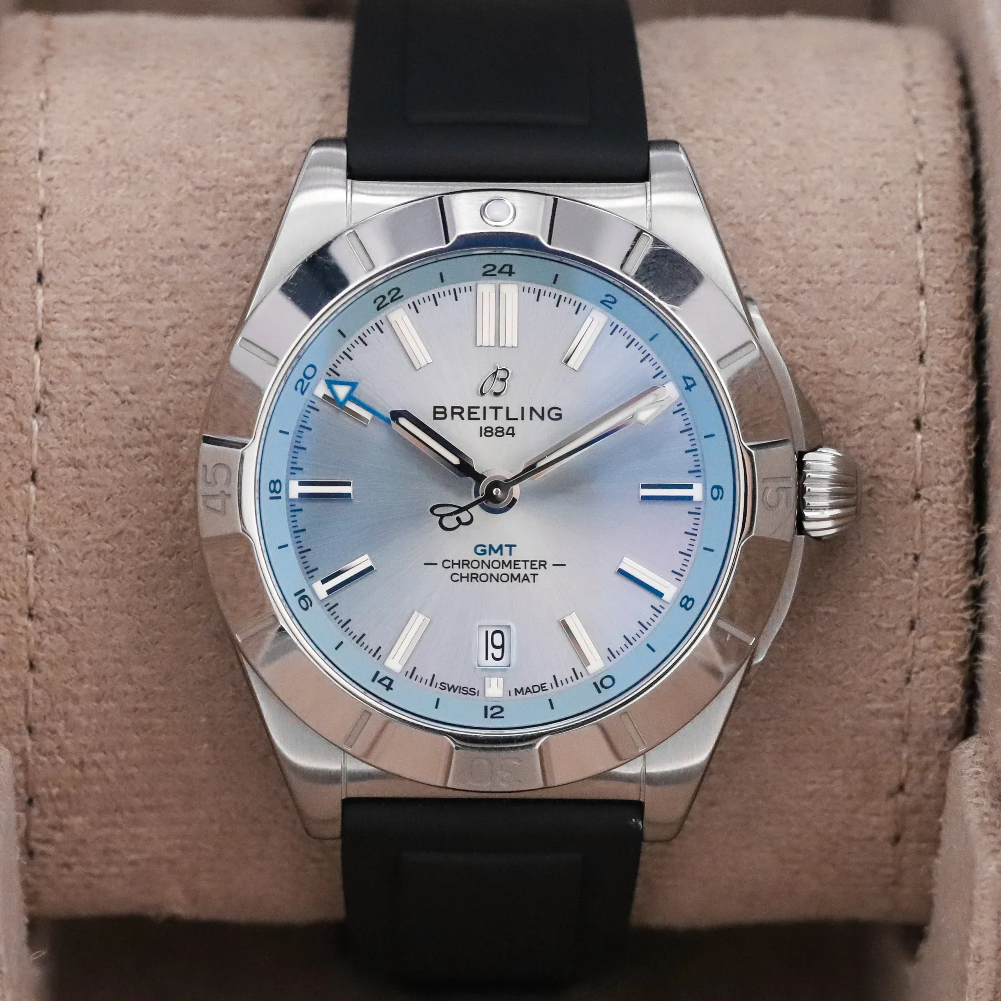 Breitling Chronomat GMT 40mm Ice Blue
