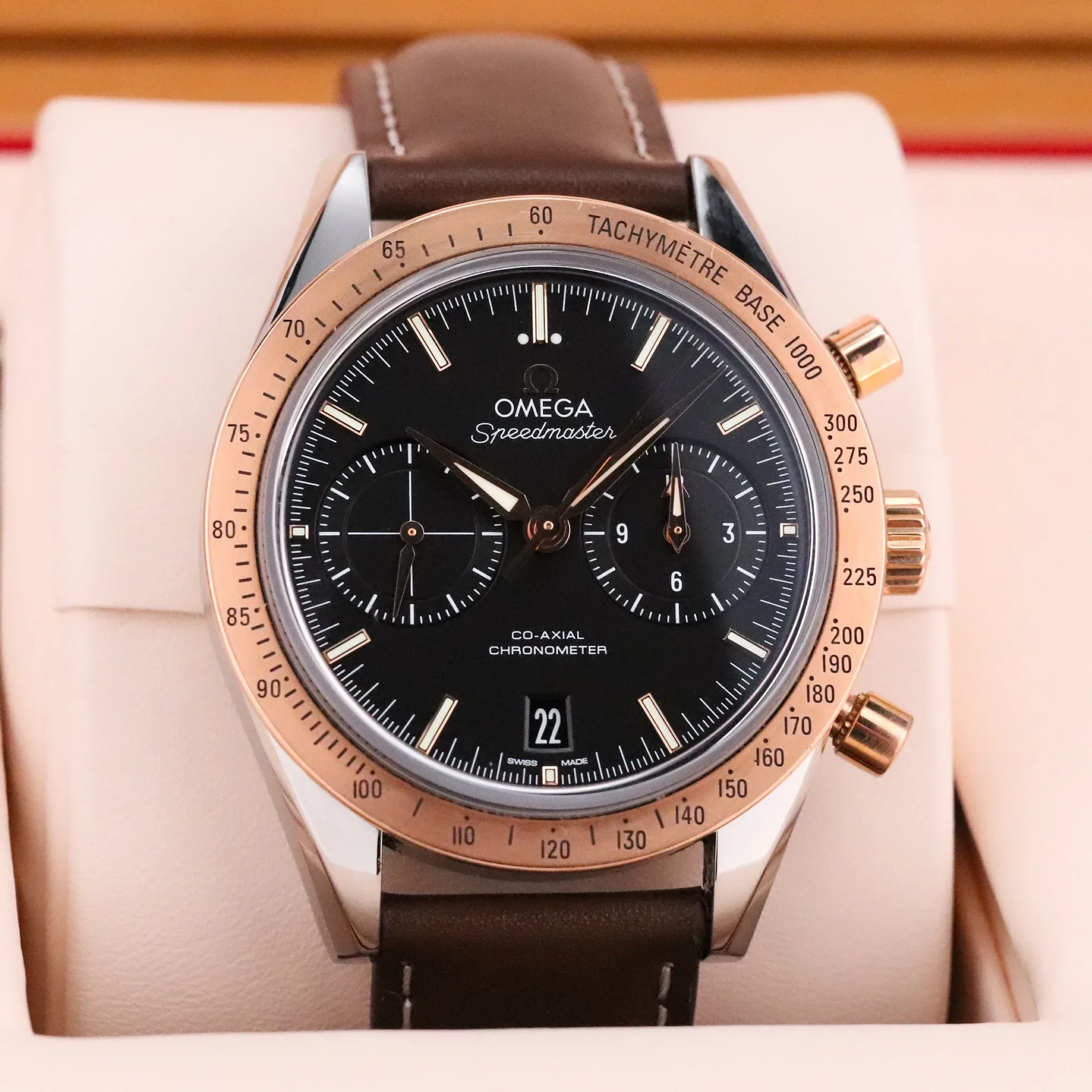 Omega Speedmaster '57 Chronograph Rose Gold